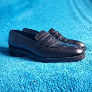 Women's Vintage Rockport Black Leather Loafers Size 7 1/2